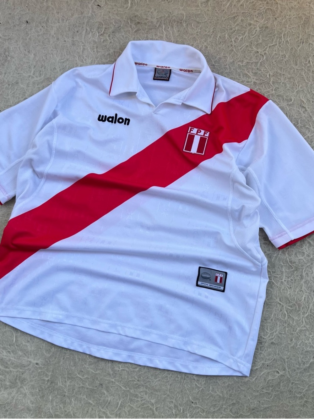 Peru National Team Walon Soccer Jersey – Extra Large